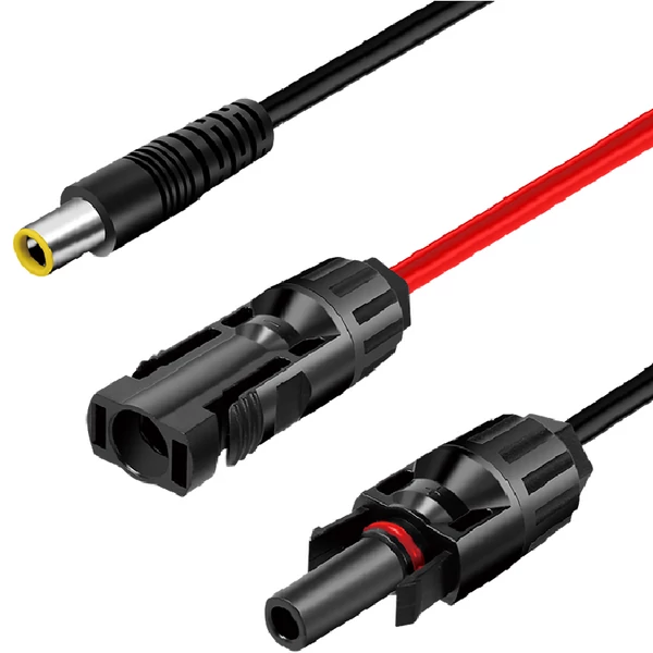 Logilink Napelemes adapter kábel, DC7909/M - 2x MC4/MF, CU, fekete/piros, 0,3 m