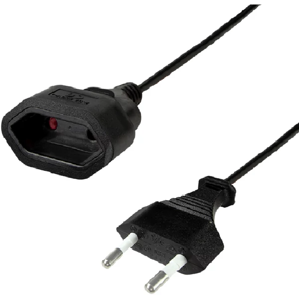 Logilink Tápkábel hosszabbító, CEE7/16, 0,2 m