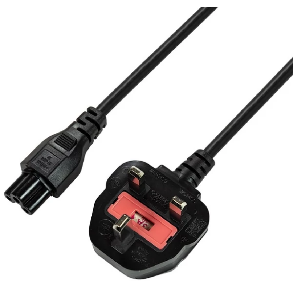 Logilink Tápkábel, BS 1363 (UK) IEC C5, 1,8 m
