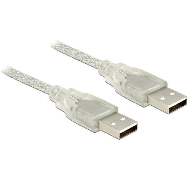 Delock USB 2.0-s kábel A-típusú csatlakozódugóval > USB 2.0-s, A-típusú csatlakozódugóval 2 m