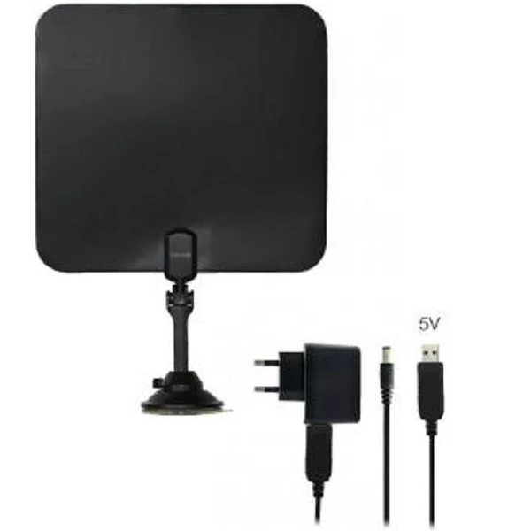 EVOLVEO Xany 2C LTE 230 / 5 V, 41 dBi aktív beltéri antenna DVB-T/T2, LTE szűrő