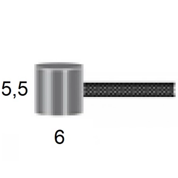 acél bowden univerzális 2,5m nagy kalapács véggel - T - 18-06013