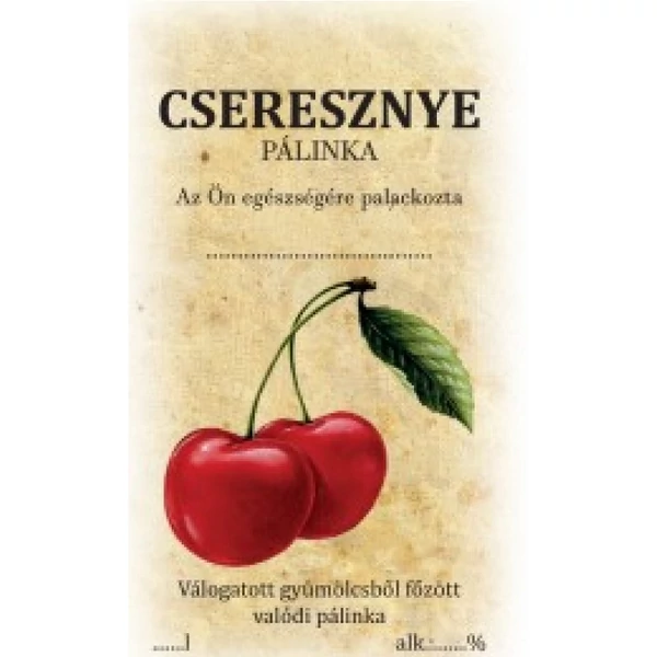 Matrica cseresznye 1 db 50db/csom. - 15167