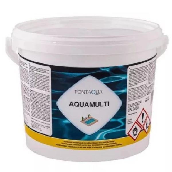 Pontaqua Aquamulti maxi kombi 3 kg 200g-os tabletta (algaölő+pelyhesítő+klór) - AMU 030