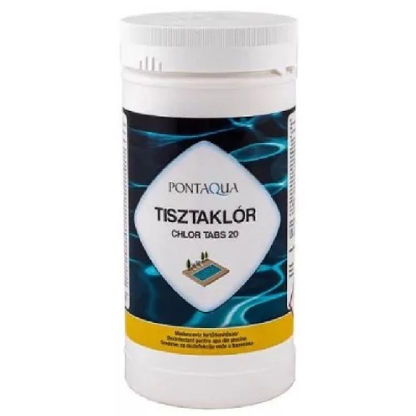 Tisztaklór lassan oldódó 20 g-os klórtabletta 1 kg - CLK 010