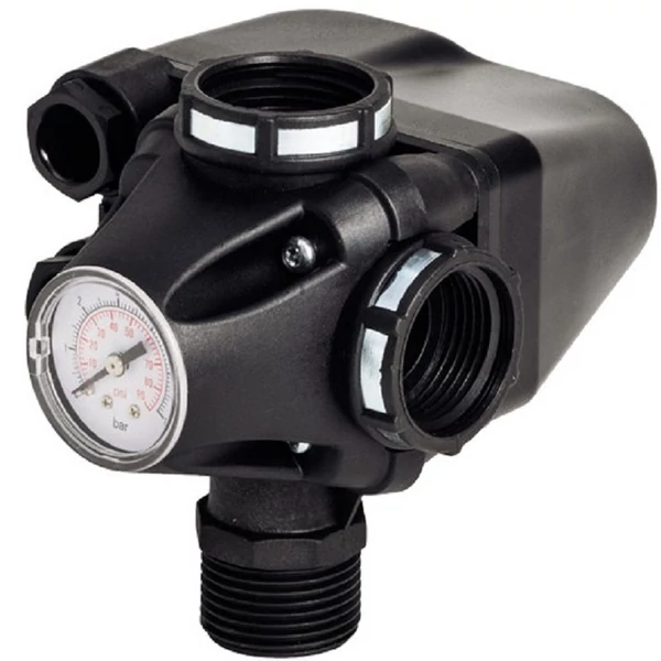 Italtencia PM-5-3 nyomáskapcsoló + mérőóra 3 utas csatlakozás 1'K-1'B-1'K - 163IPM053W