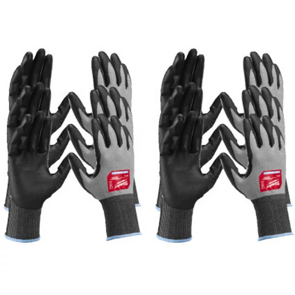 Milwaukee Hi-Dex Vágásbiztos védőkesztyű - 2/B - 10/XL- 12 pár - 4932480509