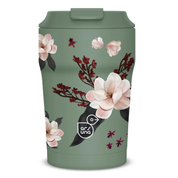 Ars Una Flowery Green thermo bögre 350ml
