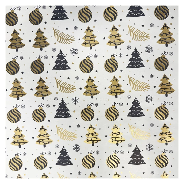 Arany díszgömb csomagolópapír 200x70cm