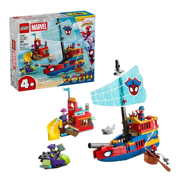 LEGO® Marvel: A pókcsapat kalózhajója (11208)