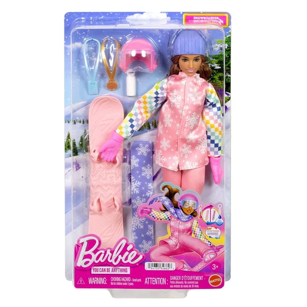 Barbie: 65. évfordulós karrierbaba - Snowboardos baba - Mattel
