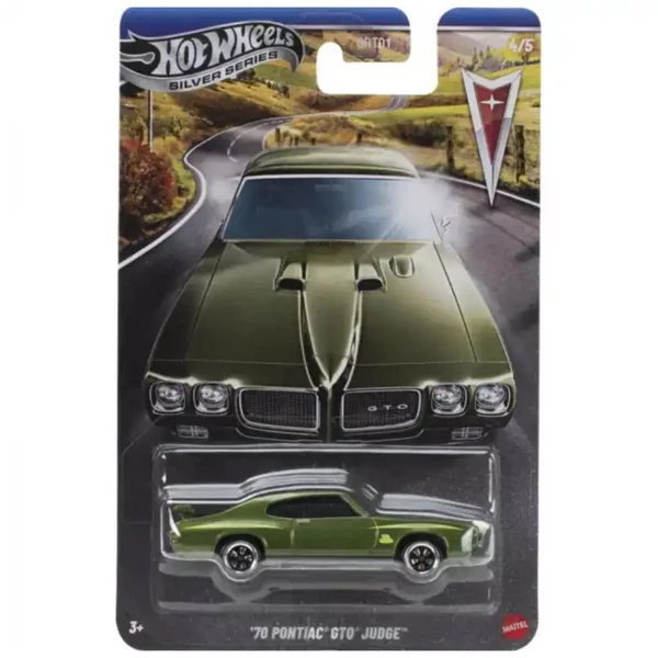 Hot Wheels Silver Series: ’70 Pontiac GTO kisautó 1/64