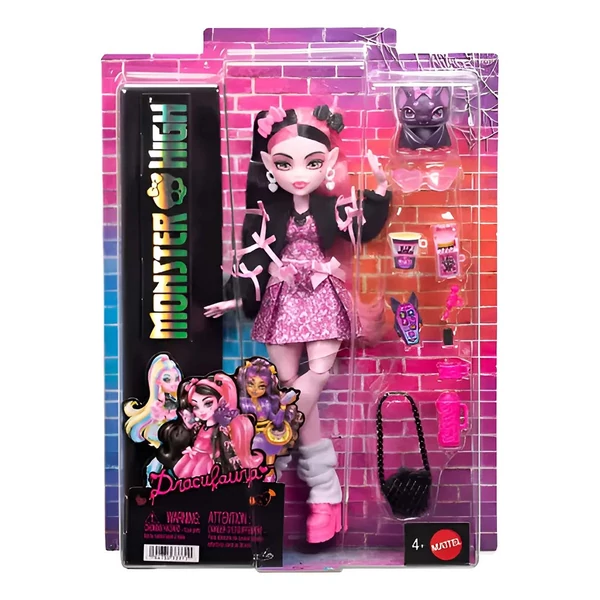 Monster High Draculaura baba kiegészítőkkel - Mattel
