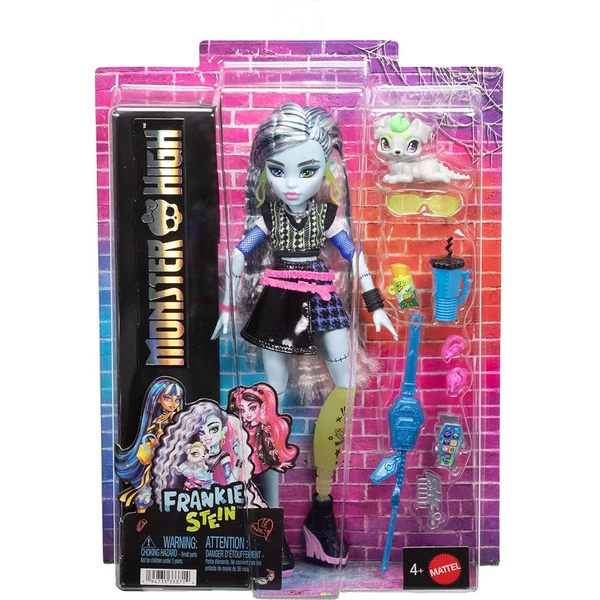 Monster High Frankie Stein baba kiegészítőkkel - Mattel