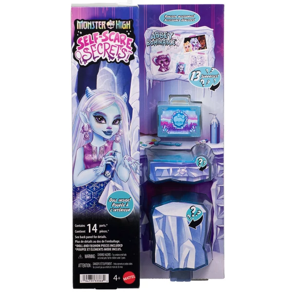 Monster High Rémségápolás Abbey Bominable baba kiegészítőkkel - Mattel