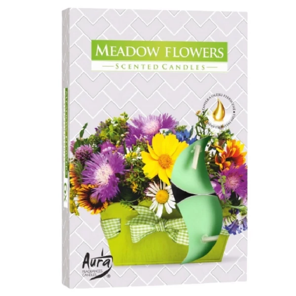 Meadow flowers - Mezei virágok teamécses 6db