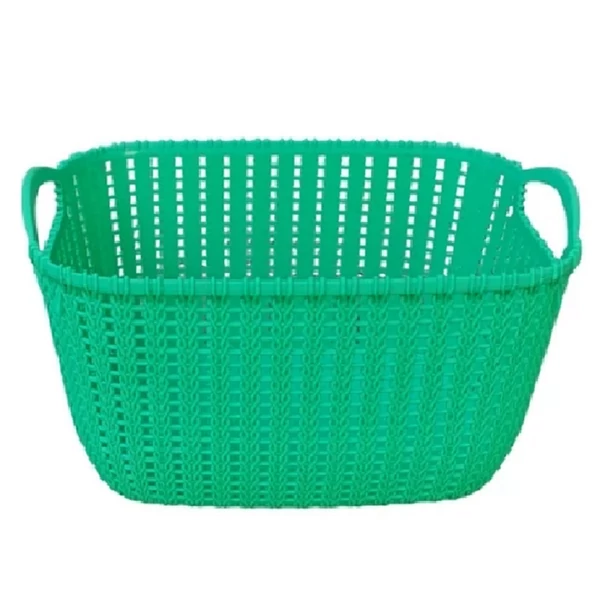 Rattan hatású tárolókosár 19L több színben