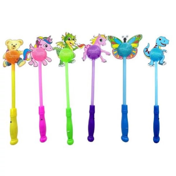 Figurás varázspálca elemes 72844