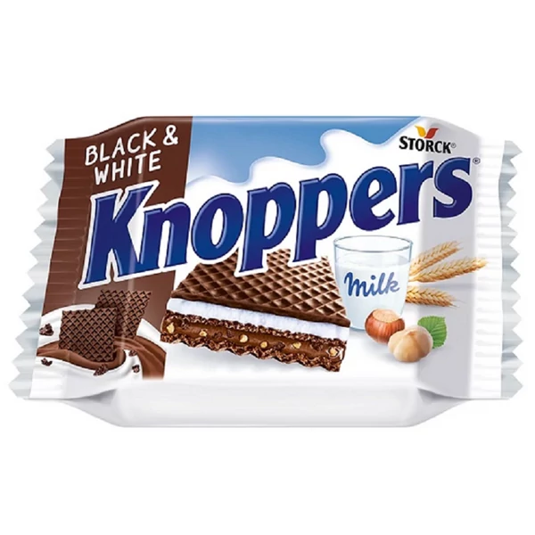 Knoppers Black White nápolyi 25g