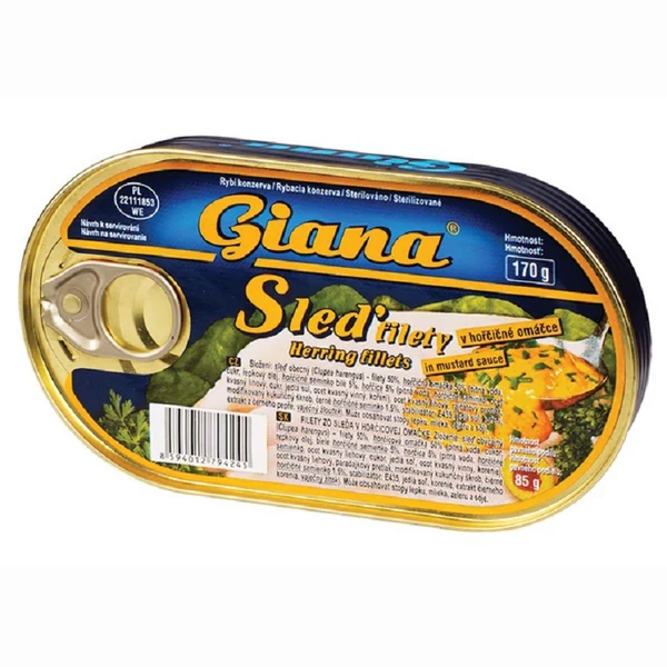 Giana heringfilé mustár szószban 170g
