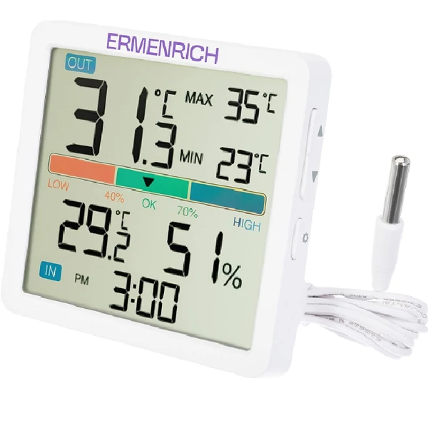 Ermenrich Report WR10 hőmérséklet- és páratartalom-mérő - 86032