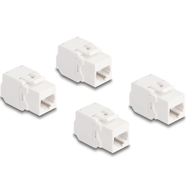 Delock Keystone modul, RJ45-aljzat Cat.6A UTP 4 db.-os