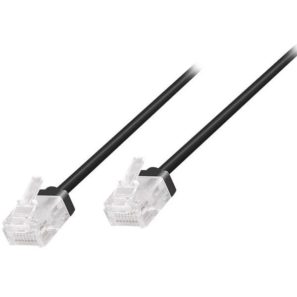 Logilink Cat.6A Slim High-Flex patch kábel fekete 1,50 m