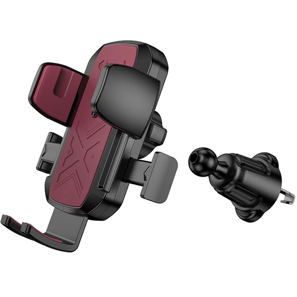 HOCO H64 Gamble egygombos autós tartó szellőzőre fekete