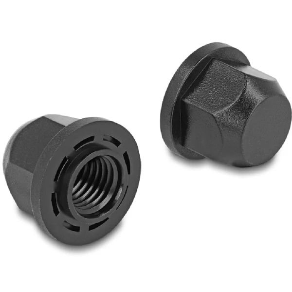 Delock M12 menetvédő kupak fekete, 2 db.