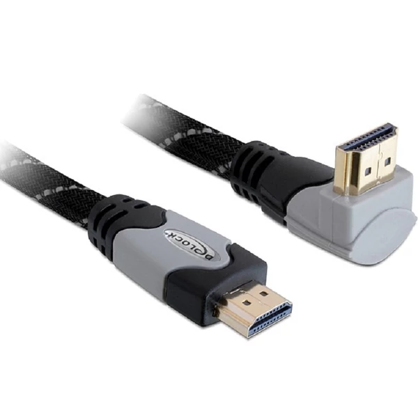Delock Kábel High Speed HDMI Ethernet döntött A-A / male-male 5 m