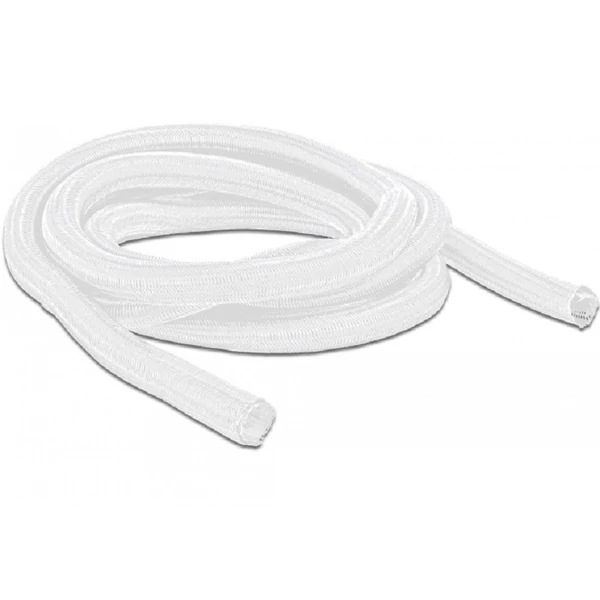 Delock Fonott kábelharisnya önzáródó 2 m x 19 mm fehér