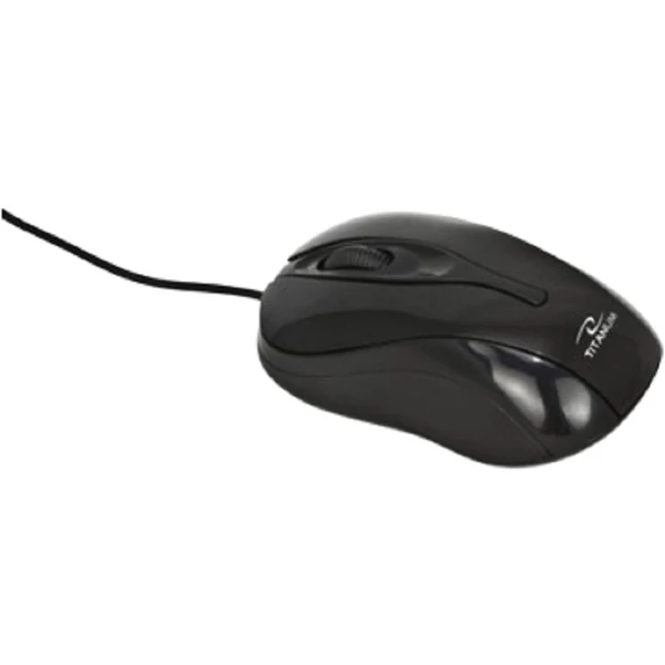TITANUM HORNET 3D USB vezetékes optikai egér (fekete)