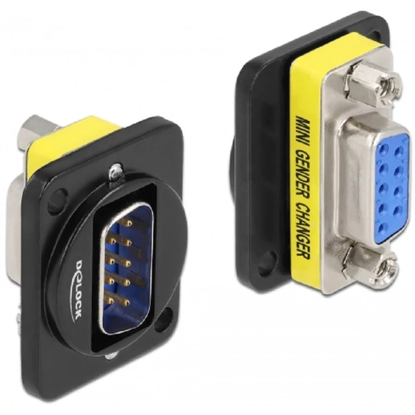 Delock D-típusú Modul DB9 dugó - DB9 anya
