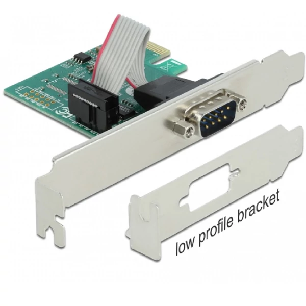 Delock PCI Express Kártya > 1 x RS-232 soros csatlakozó