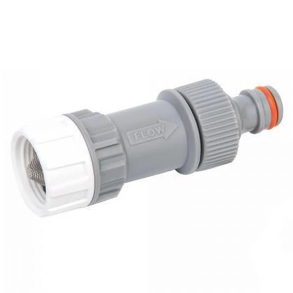 WHITE LINE csapcsatlakozó, belsőmenetes 3/4 colos reduktorral 1 BAR-ig, szűrővel