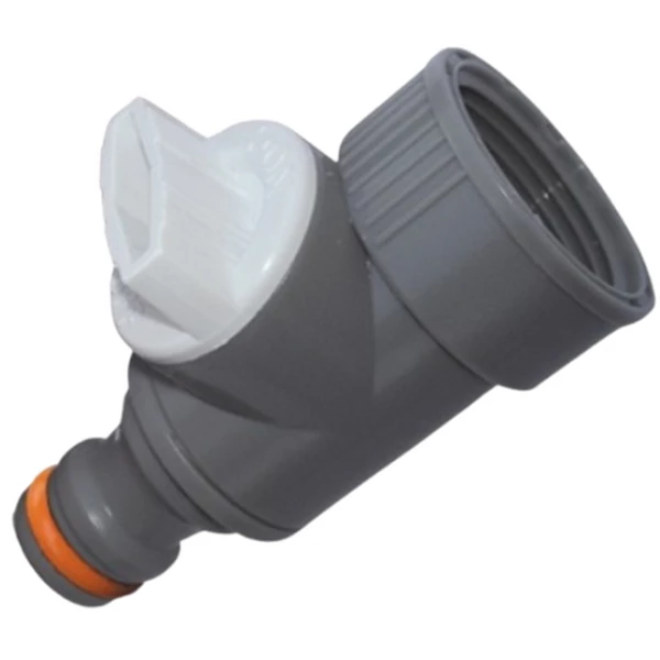 WHITE LINE csapcsatlakozó, elzárható 3/4 - 1 colos