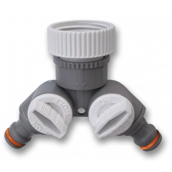 WHITE LINE Y elágazó, elzárható 1- 3/4 colos