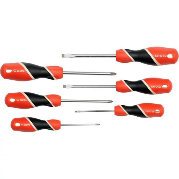 YATO Csavarhúzó klt. 6r. mágneses S2