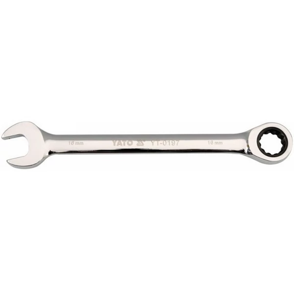 YATO Csillag-villás kulcs racsnis 16 mm 72T CrV
