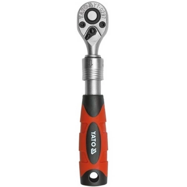 YATO Hajtószár racsnis 1/4 col 72T teleszkópos(150mm-200mm) CrV