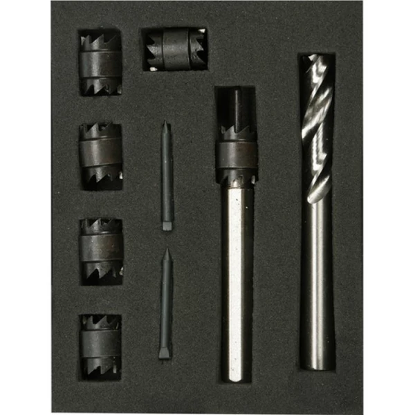 YATO Hegesztő pontmaró készlet 9 részes