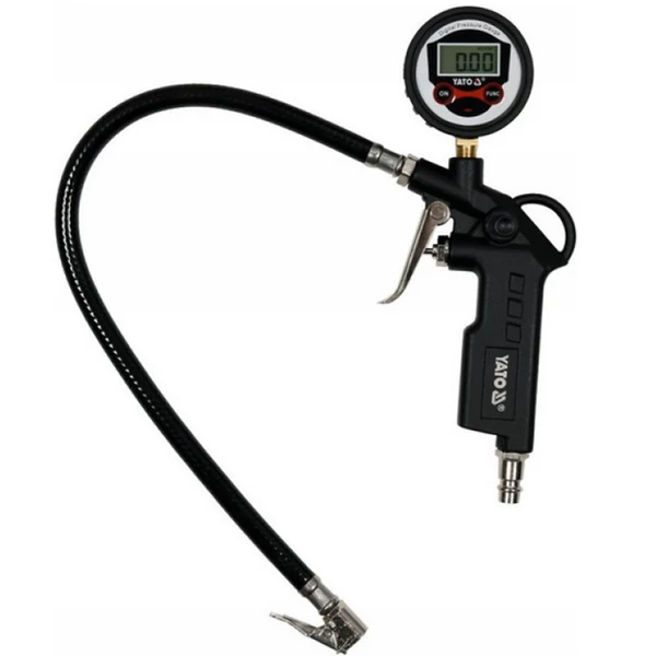 YATO Kerékfúvató pisztoly LCD nyomásmérővel 1/4 col