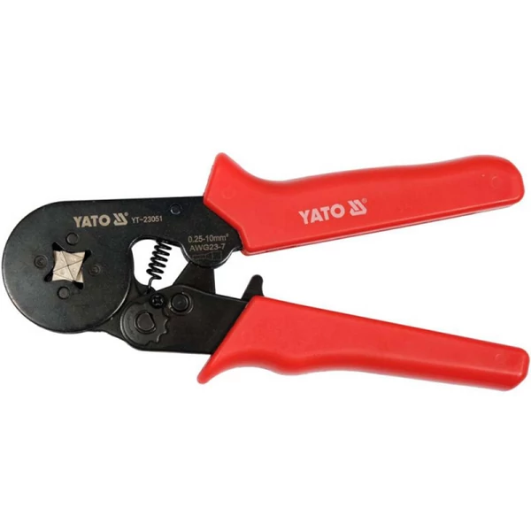 YATO Krimpelő fogó 0,25-10 mm2 175 mm