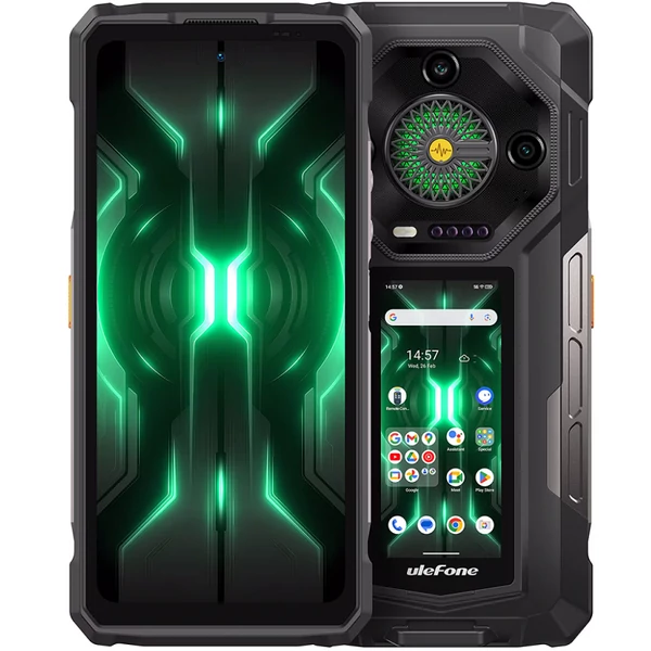 Ulefone Armor 33 Pro 5G 512GB 16GB Black Dual Sim kártyafüggetlen okostelefon