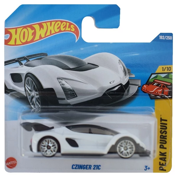 Hot Wheels: Czinger 21C fehér kisautó 1/64 - Mattel