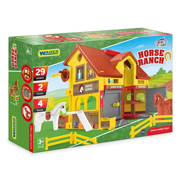 Play House: Lovarda játékszett lovakkal - Wader
