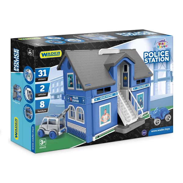 Play House: Rendőrségi játékszett járművekkel - Wader