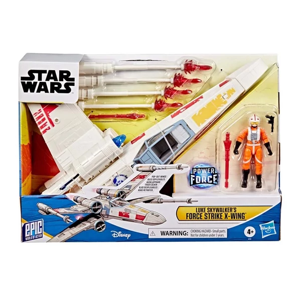 Star Wars: Epic World of Action Luke Skywalker erőcsapás X-szárnyúja - Hasbro