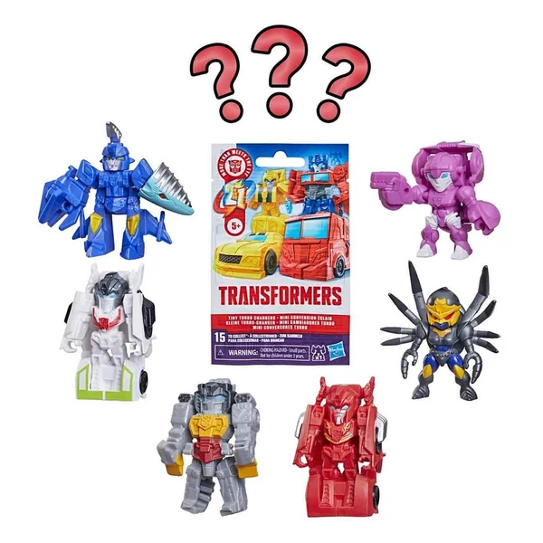 Transformers: Tiny Turbo Changers Gyorsan átalakuló meglepetés figurák - Hasbro