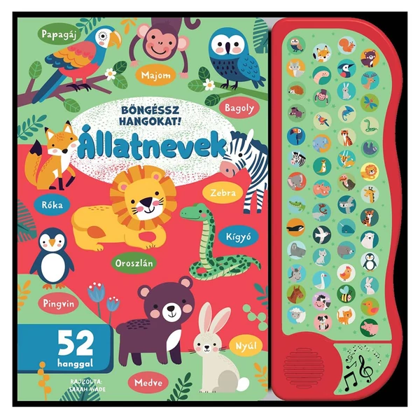 Böngéssz hangokat! - Állatnevek foglalkoztató könyv